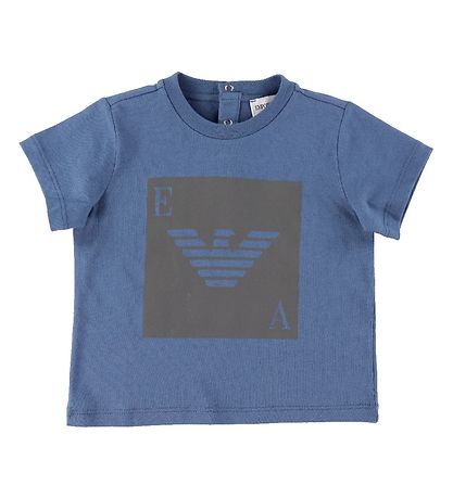 Emporio Armani Stuttermabolur - 3 Pakki - Blár/Hvítur/Dökkblátt 