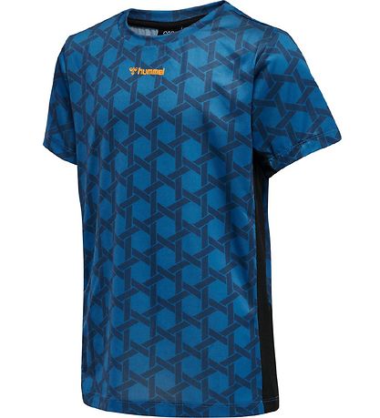 Hummel Stuttermabolur - hmlNói - Vallarta Blue
