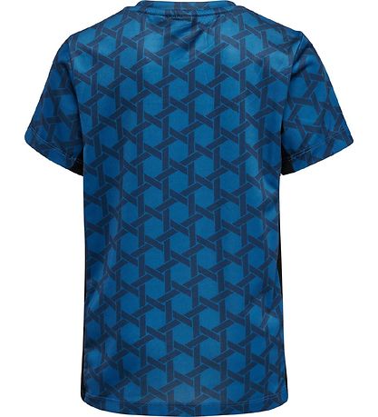 Hummel Stuttermabolur - hmlNói - Vallarta Blue