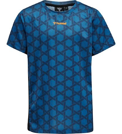 Hummel Stuttermabolur - hmlNói - Vallarta Blue