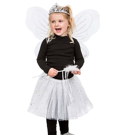 Molly & Rose Costume - Tulle skirt - White w. Stars