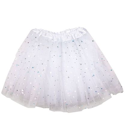 Molly Rose Costume Tulle skirt White w. Stars KW IE