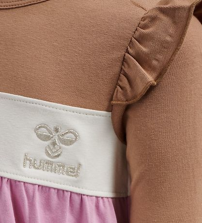 Hummel Kjóll - hmlJamila - Bleikt/Brúnt/Hvítur