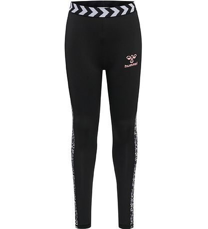 Hummel Leggings - HmlNanna - Svart/Hvít