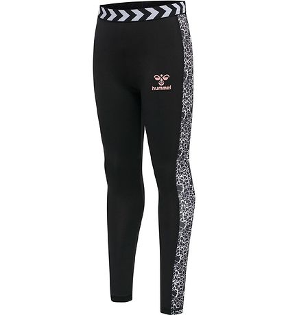 Hummel Leggings - HmlNanna - Svart/Hvít