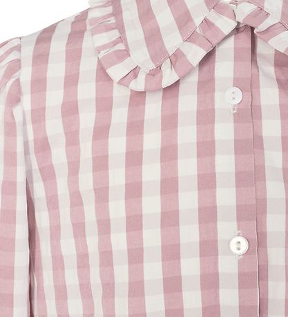 Petit by Sofie Schnoor Hemd - Dark Rose m. Karos