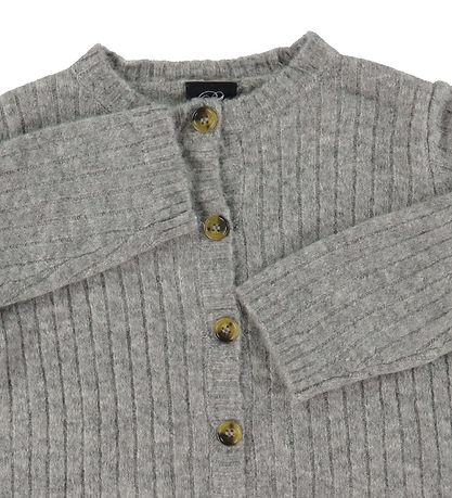 Petit by Sofie Schnoor Cardigan - Prjónað - Grey Melange
