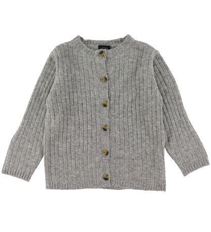 Petit by Sofie Schnoor Cardigan - Prjónað - Grey Melange