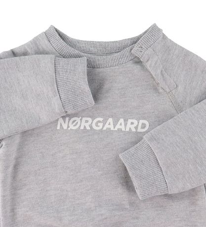 Mads Nørgaard Sweatshirt - Sirius - Graumeliert