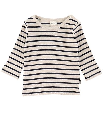 Mads Nrgaard Blouse - Tobinino - Navy/Nature Melange