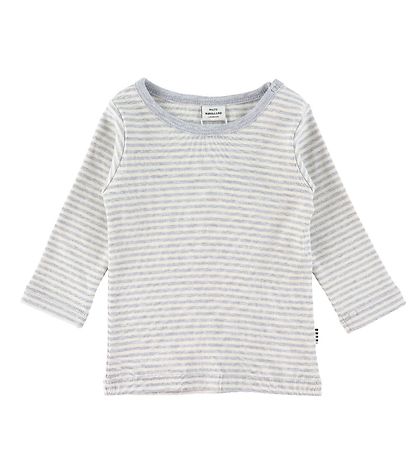 Mads Nørgaard Pullover - Tobinino - Off White Graumeliert