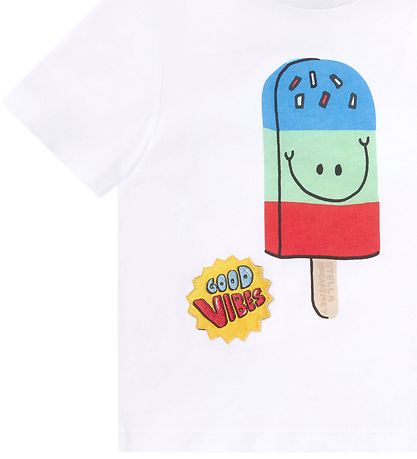 Stella McCartney Kids Stuttermabolur - Högg M. Ís