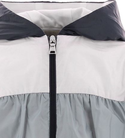 Moncler Jakki - Narye - Hvítur/Ljósblár/Dökkblátt