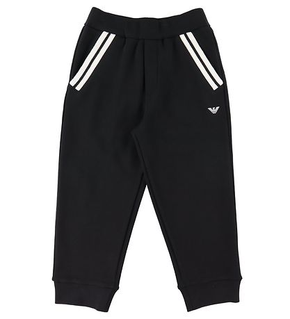 Emporio Armani Trousers - Black w. White