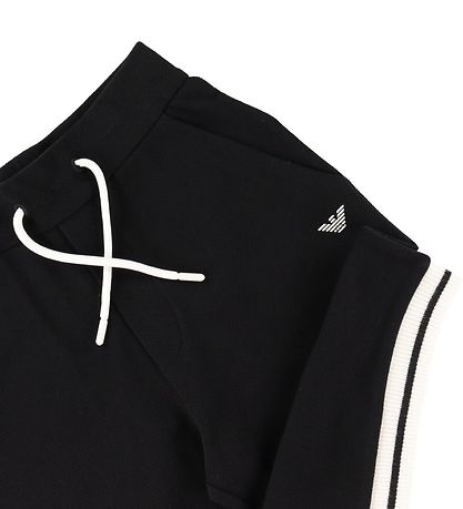 Emporio Armani Shorts - Sort m. Weiß
