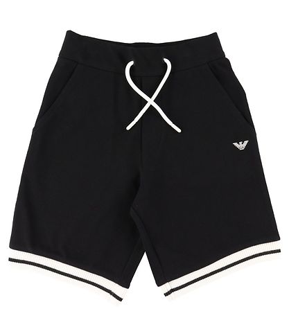 Emporio Armani Shorts - Sort m. Weiß