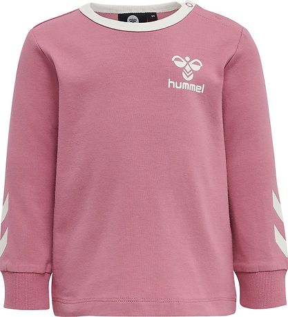 Hummel Pullover - hmlMaule - Heather Rose m. Weiß