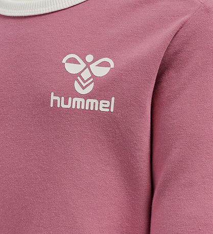 Hummel Pullover - hmlMaule - Heather Rose m. Weiß