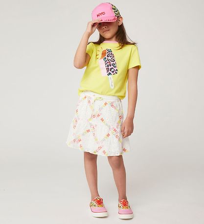Little Marc Jacobs Skirt - Hawaii - Hvif/Pastel w. Lace
