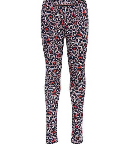 Hummel Tights - HmlLeo - Black Iris/Multi