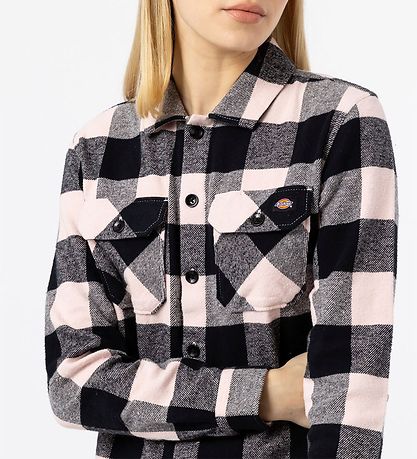 Dickies Bluse - Sacramento - Schwarz/Rosa