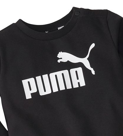 Puma Sweat Set - Minicats Crew Jogger - Cotton Black