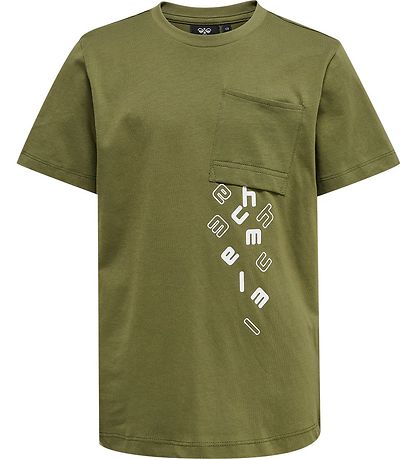 Hummel Stuttermabolur - hmlMarcel - Capulet Olive