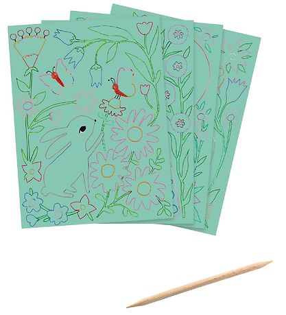 Djeco Scratch Card - 4 Pcs - Encounters