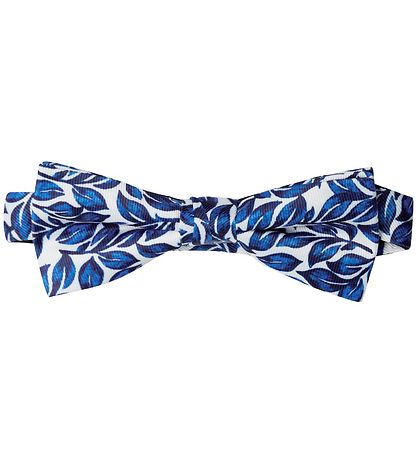 Grunt Bow Tie w. Handkerchief - Our Leaf - Blue Flower