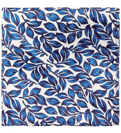 Grunt Bow Tie w. Handkerchief - Our Leaf - Blue Flower