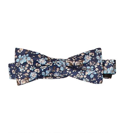 Grunt Bow Tie w. Handkerchief - Our Flower - Navy Flower