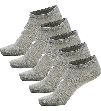 Hummel Ankelstrumpor - 5-pack - hmlMatch Me - Gråmelerad
