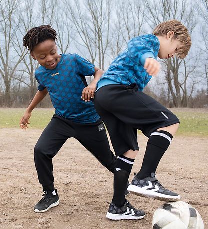 Hummel Trainingshose - hmlTons - Schwarz m. Weiß