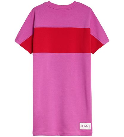Calvin Klein Kleid - Colour Block - Lucky Pink/Rot