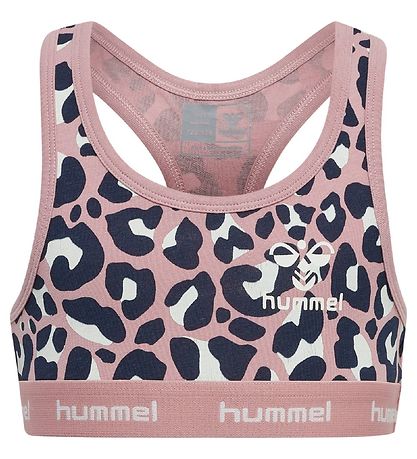 Hummel Top - hmlCarolina - 2er-Pack - Holzrose/Black Iris