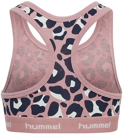 Hummel Top - hmlCarolina - 2er-Pack - Holzrose/Black Iris