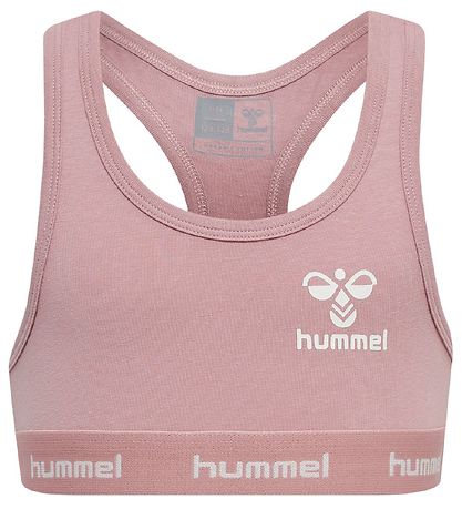 Hummel Top - hmlCarolina - 2er-Pack - Holzrose/Black Iris