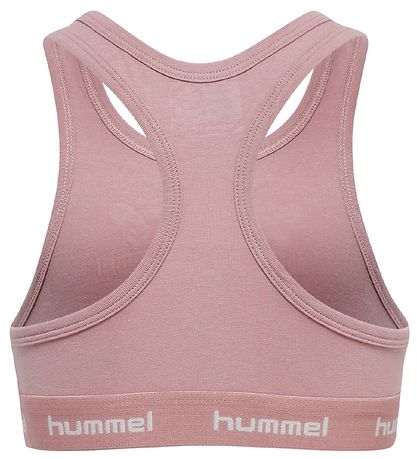 Hummel Top - hmlCarolina - 2er-Pack - Holzrose/Black Iris