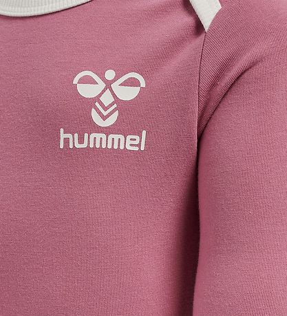 Hummel Bodysuit l/s - HmlMaule - Heather Rose