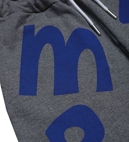Marni Sweatshorts - Dunkelgrau-Meliert/Blau