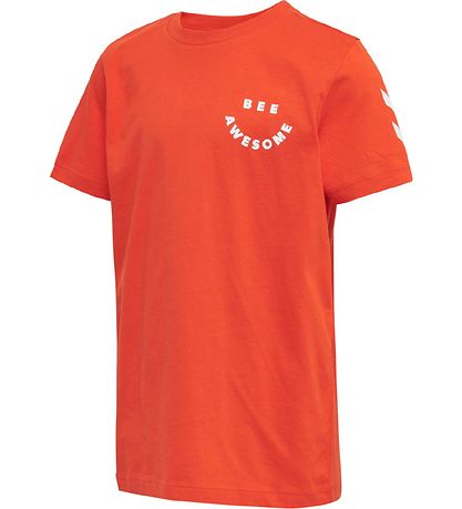 Hummel T-paita - hmlOptimismi - Oranssi