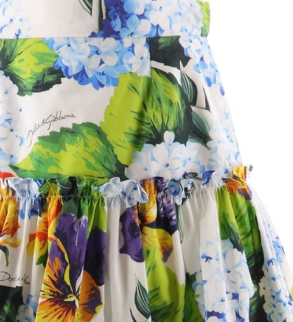 Dolce & Gabbana Skirt - Renaissance - White/Multicolour w. Blo