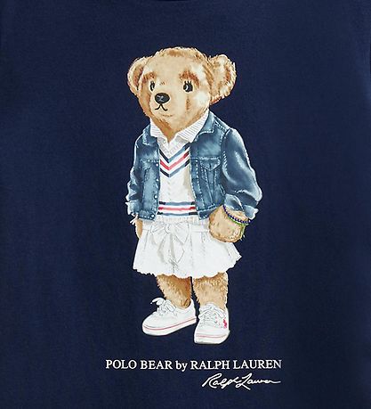 Polo Ralph Lauren Klnning - Classics - Marinbl m. Gosedjur