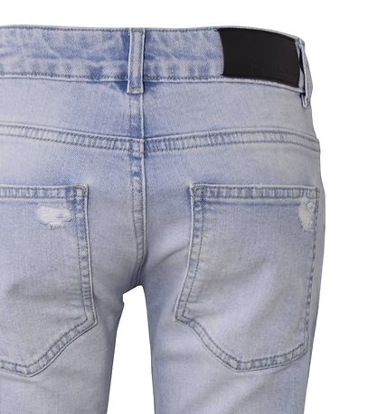 Hound Jeans - Straight mit Löchern - Light Denim