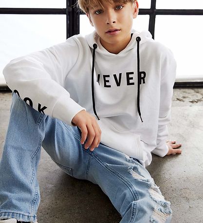 Hound Jeans - Straight mit Löchern - Light Denim