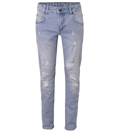 Hound Jeans - Straight mit Löchern - Light Denim