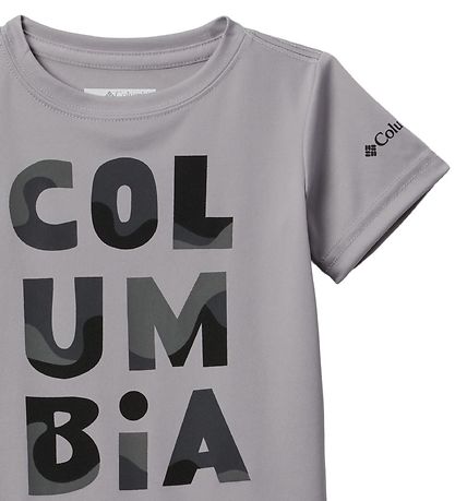 Columbia Stuttermabolur - Grizzly Ridge - Grár