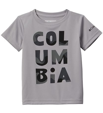 Columbia Stuttermabolur - Grizzly Ridge - Grár