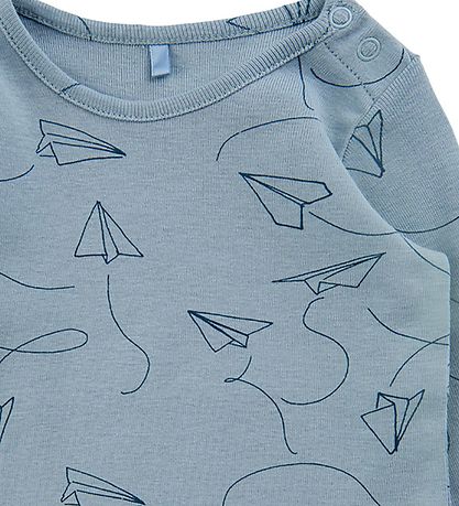 Soft Gallery Tröja - SGBaby Bella - Paper Plane - Dusty Blue
