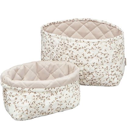 Cam Cam Aufbewahrungskorb - 2er-Pack - 22x15/24x17 cm - Quilted 